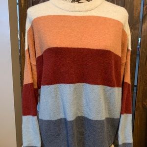 NWOT Madewell Stripe Soft Sweater Small